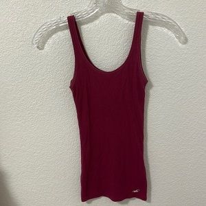 Hollister red tank top
